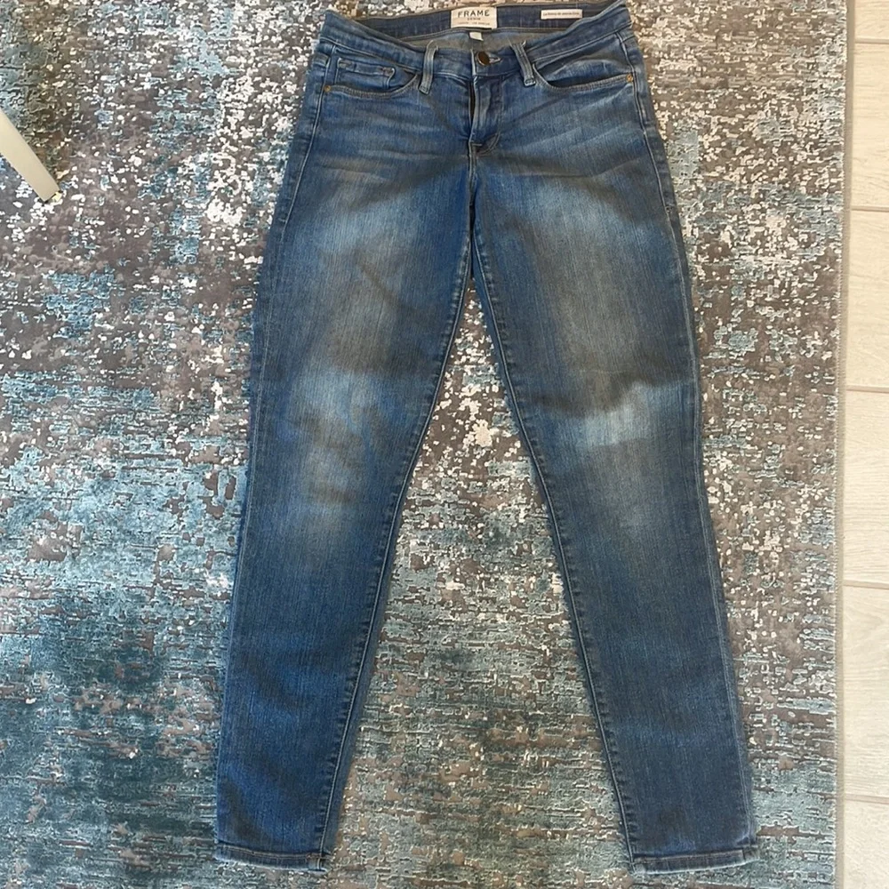 Frame Denim Le Skinny de Jeanne Crop Size 26 - Picture 4 of 6